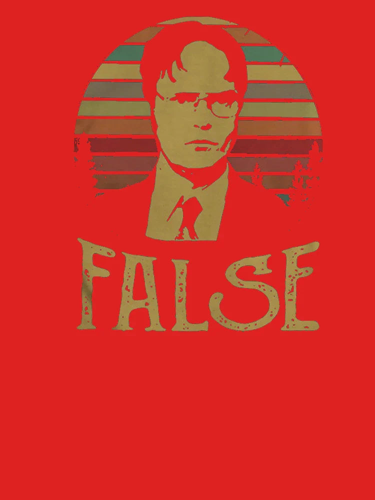 Office TV Series Dwight Schrute False Vintage Graphic Classic T-Shirt