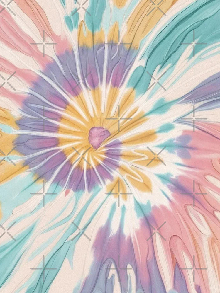 Beautiful Spiral Dye with soft pastel colors tie dye - colorful or playful tie-dye print Classic T-Shirt