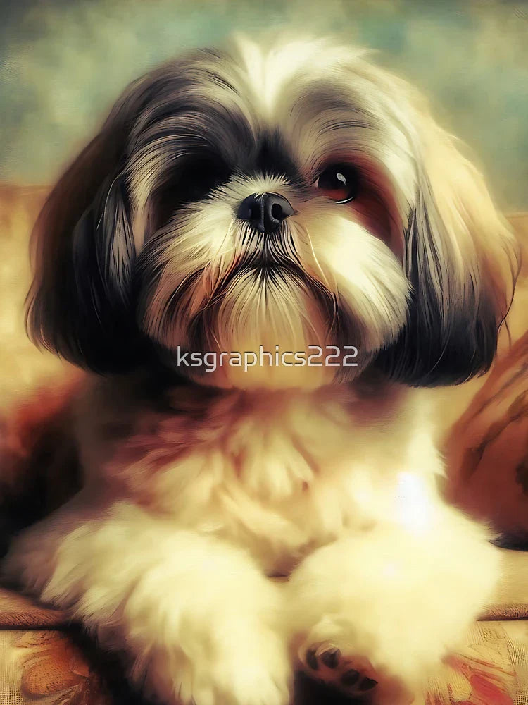 Shih Tzu Art #5 | ShihTzu Lovers Classic T-Shirt