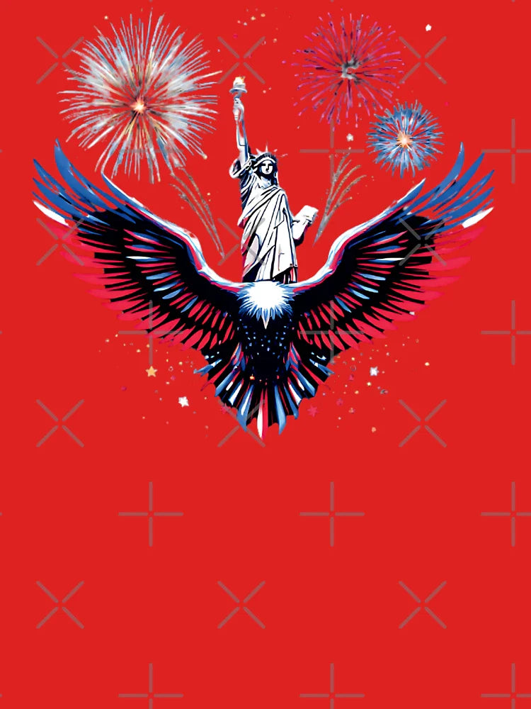 EMBLAZON: Liberty's Fiery Ascension Classic T-Shirt