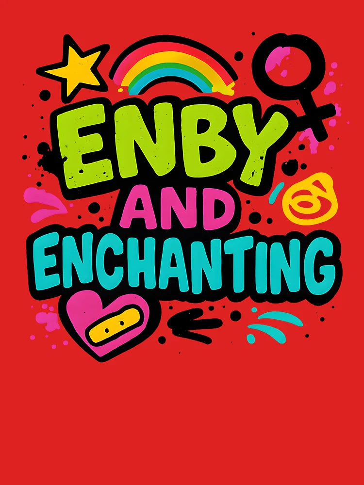 Enby and Enchanting – Bold Pride Design Classic T-Shirt