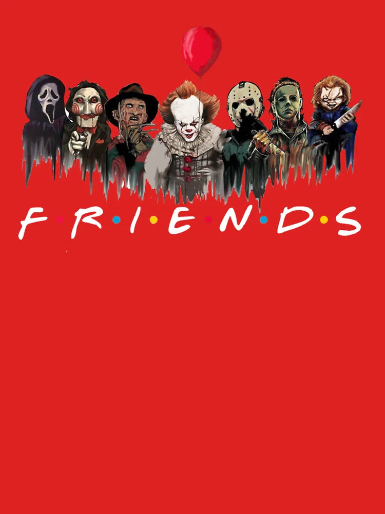 Halloween Horror Movie Killers Scary Friends Classic T-Shirt