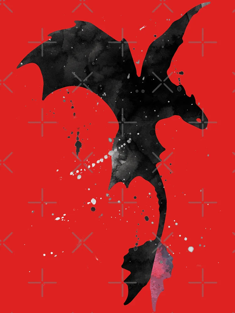 Splatter Toothless Dragon Classic T-Shirt