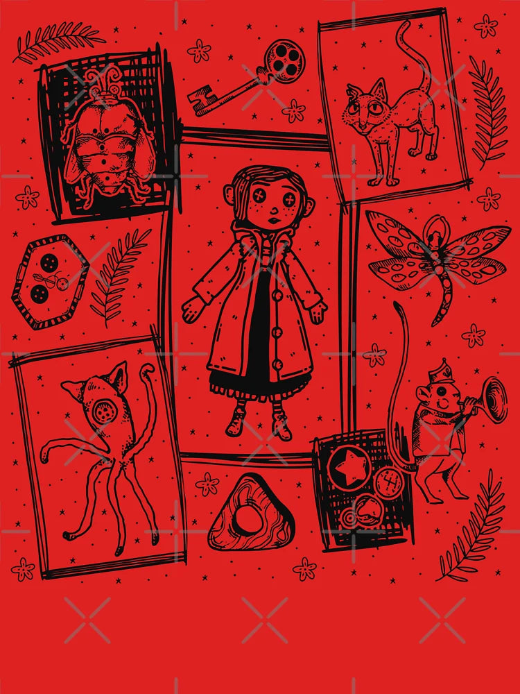 Coraline Movie Vintage Retro Classic T-Shirt