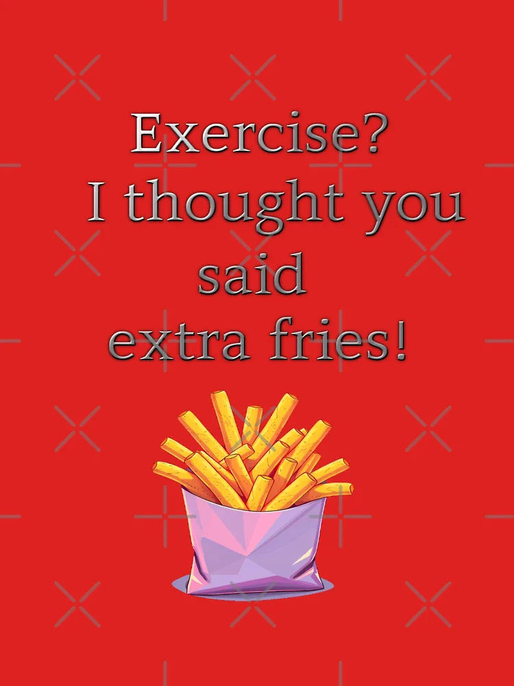 Funny fitness text with picture Classic T-Shirt