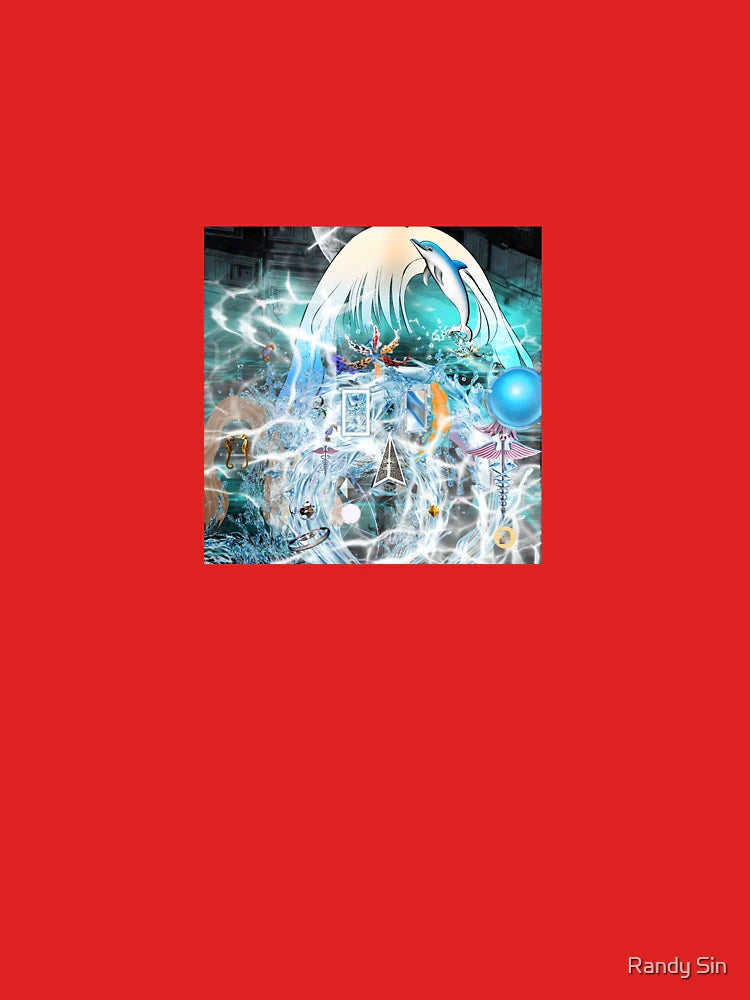 ""Dolphin Girl and the Devas of the Flow" Classic T-Shirt