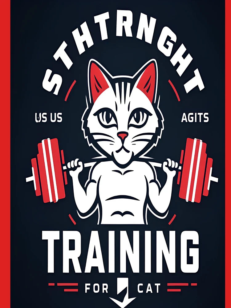 Weightlifting Cat – A Funny Feline Fitness Moment Classic T-Shirt