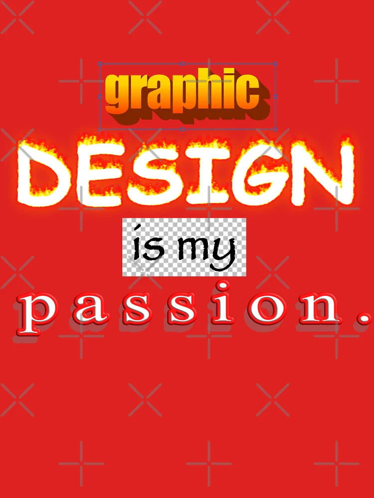 Graphic Design is my passion word art Classic T-Shirt