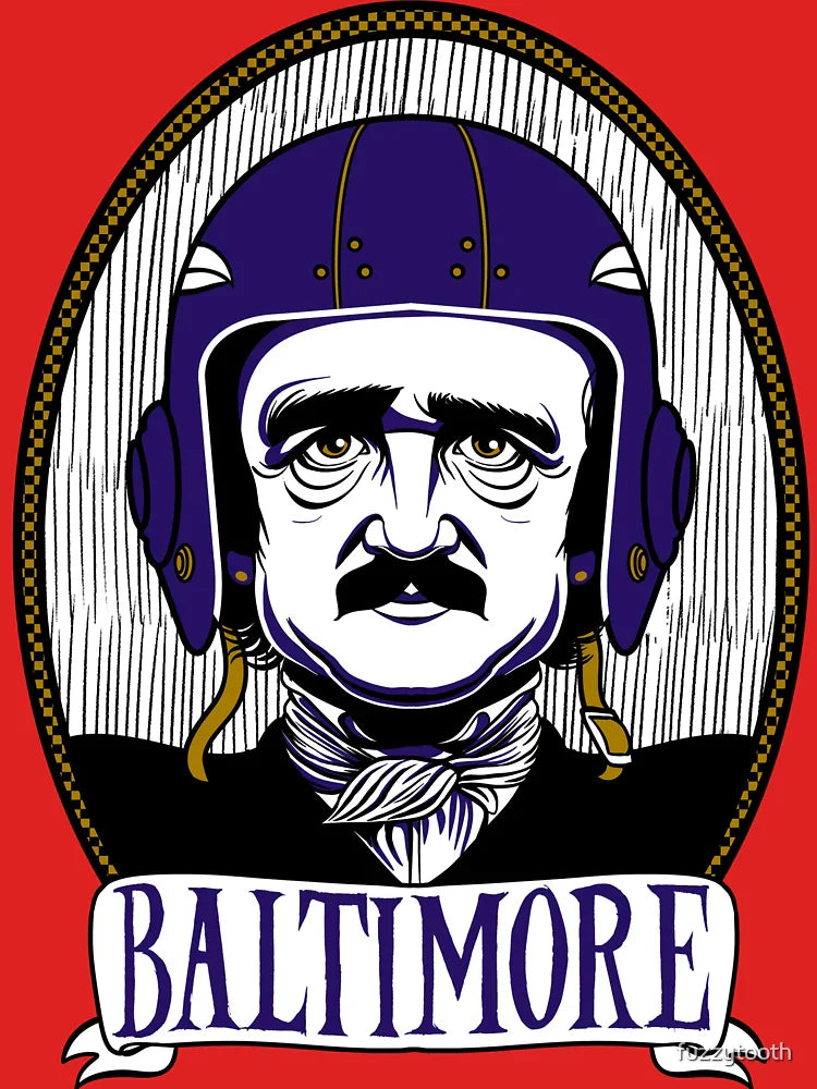 Baltimore Ravin' - Edgar Allan Poe Ravens Baltimore Football T-shirt Classic T-Shirt