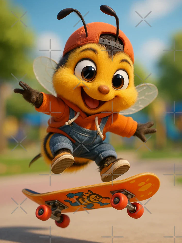 Skater Honey Bee Classic T-Shirt