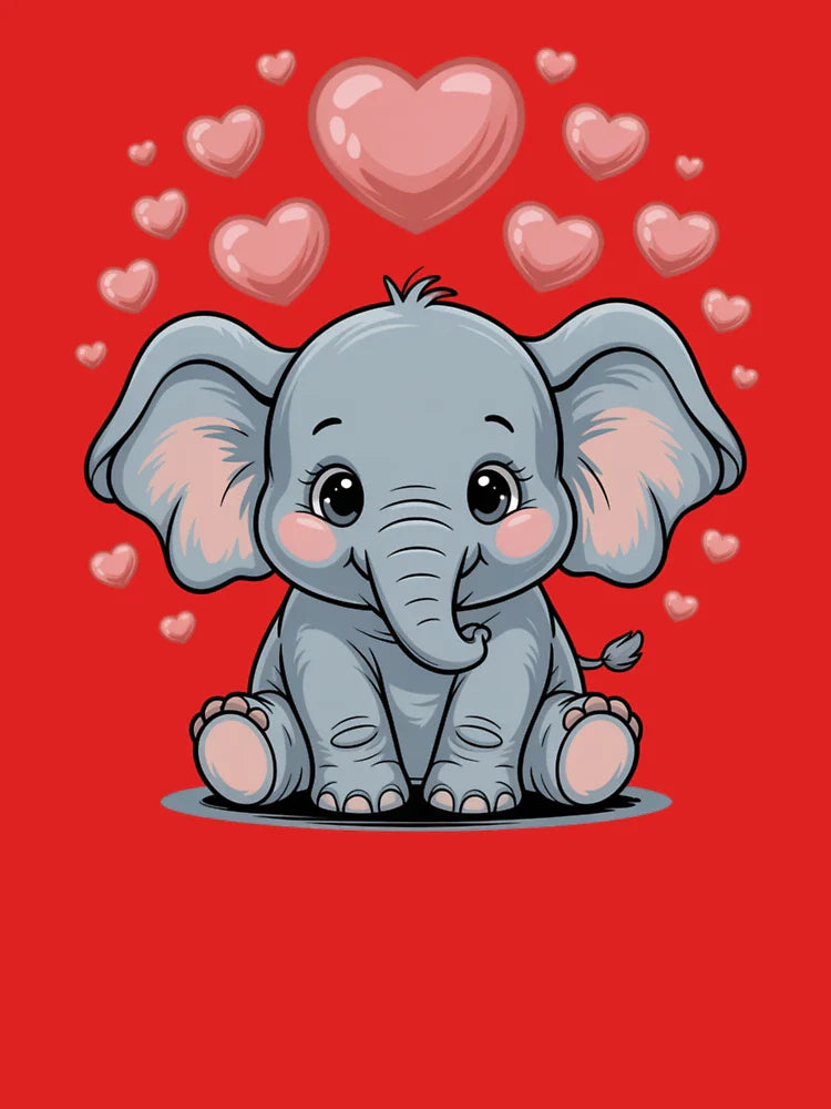 Elephant Love Bubbles Classic T-Shirt