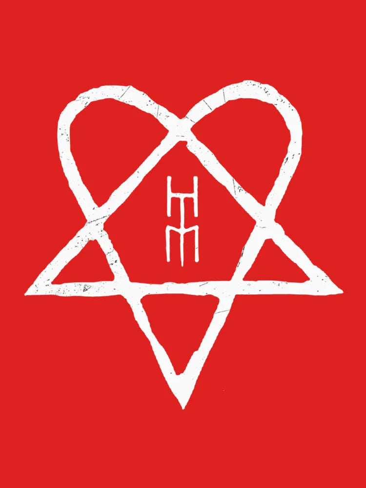Him Ville Valo Band white Heartagram  Razorblade Romance Classic T-Shirt