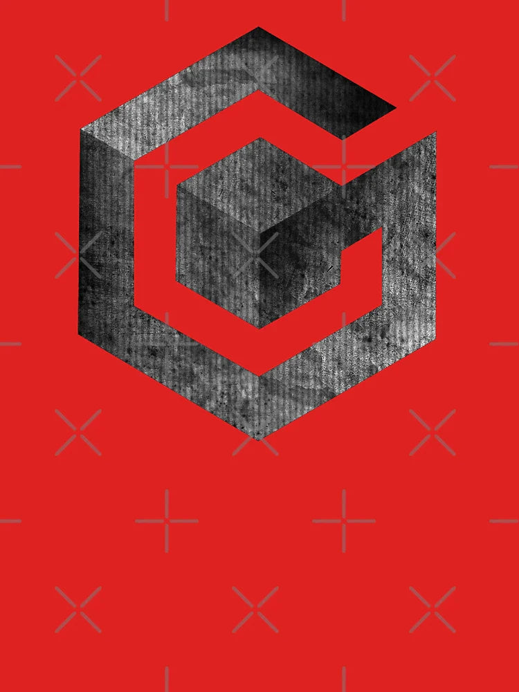 '-GAMING- Gamecube B & W Logo Classic T-Shirt