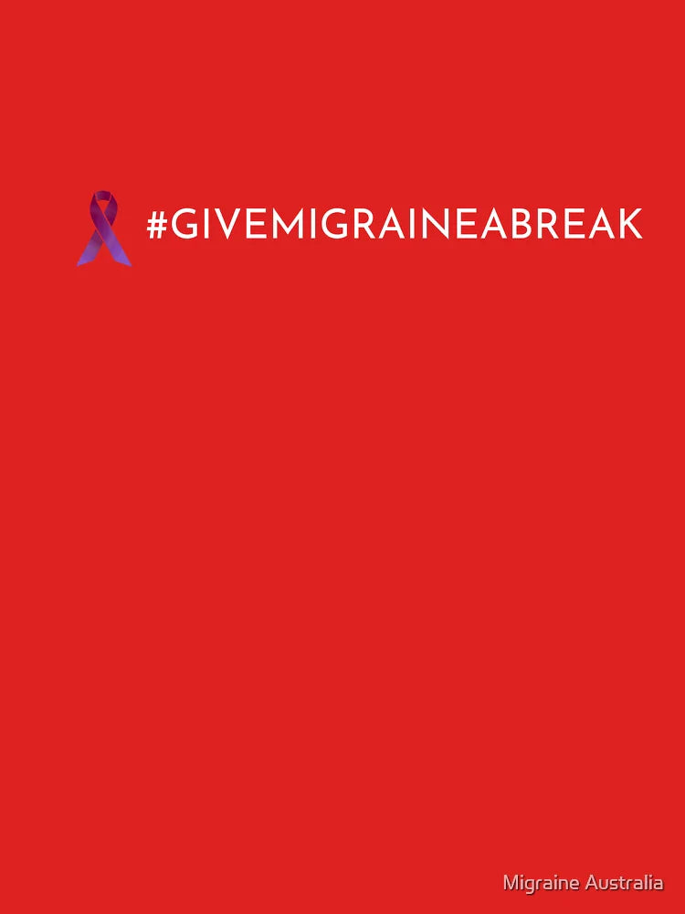 Give Migraine a Break (white design for dark backgrounds) Classic T-Shirt