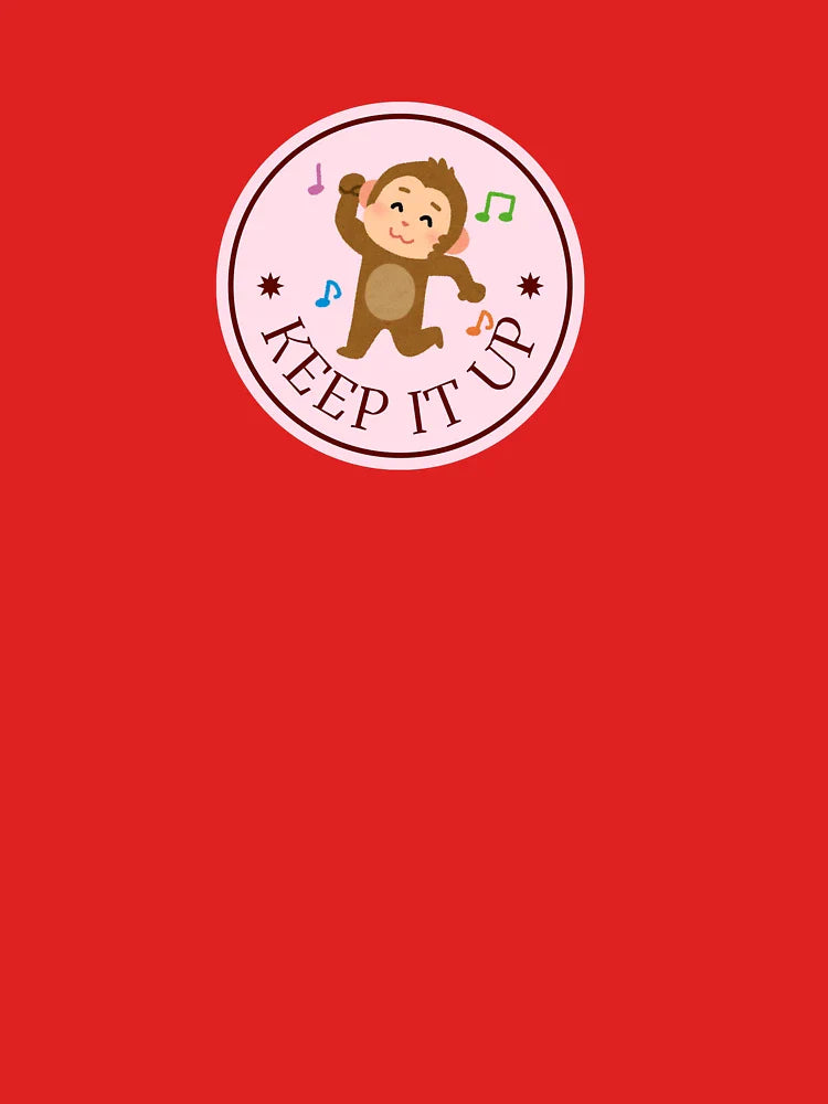 Monkey sticker keep it up reward sticker kids reward sticker teacher stickers fun teacher reward sticker  Classic T-Shirt