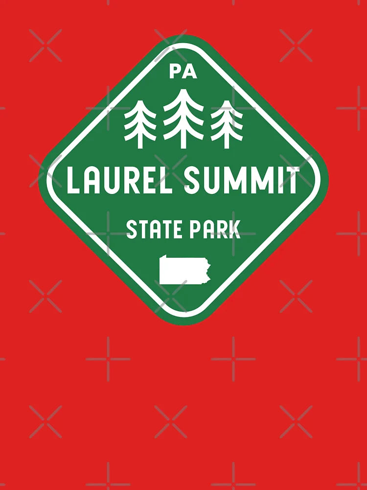 Laurel Summit State Park Pennsylvania Rhombus Classic T-Shirt