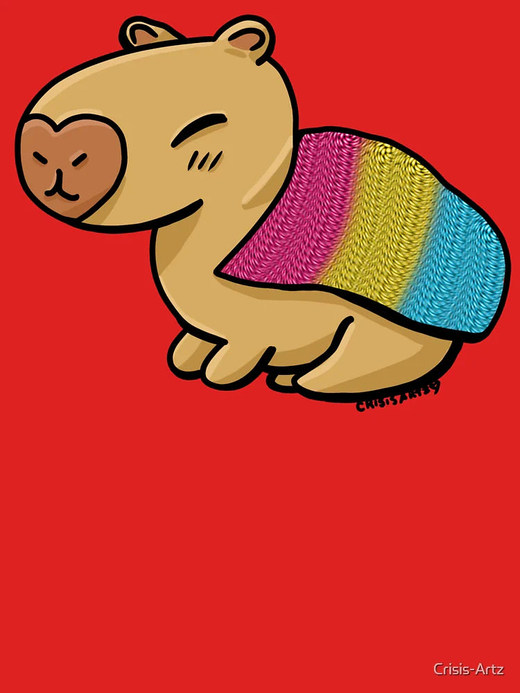 Pride Capybara- Panseuxal Classic T-Shirt