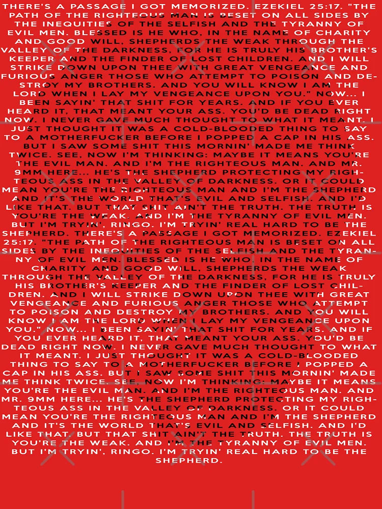 Ezekiel 25:17 Classic T-Shirt