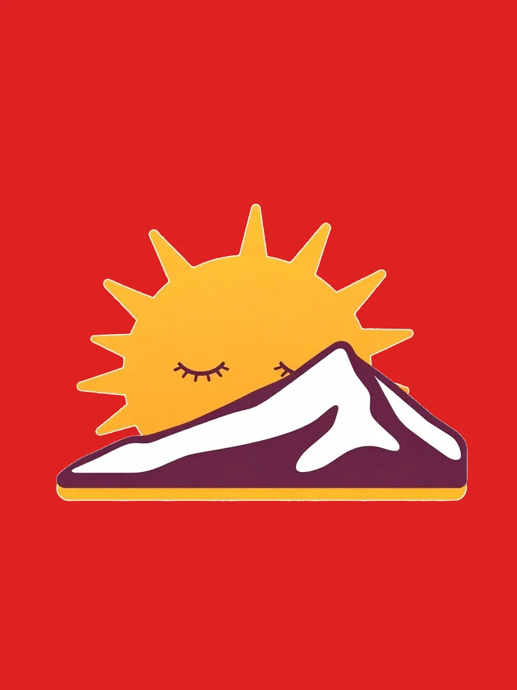 Mountain Sticker Classic T-Shirt