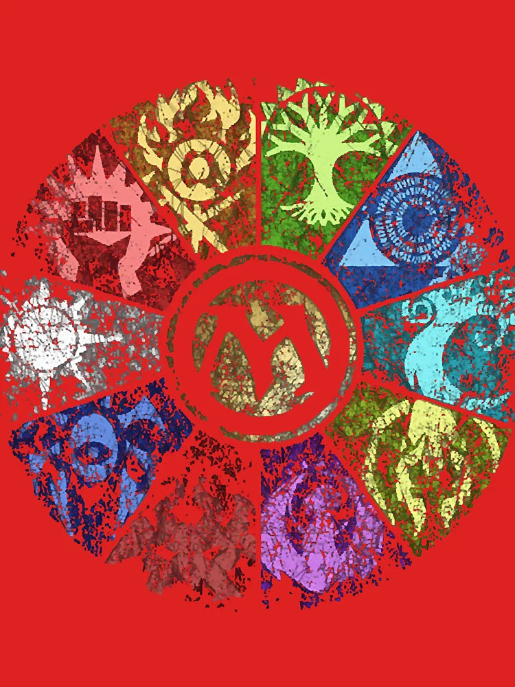 MTG  Faded Guild Wheel  Classic T-Shirt
