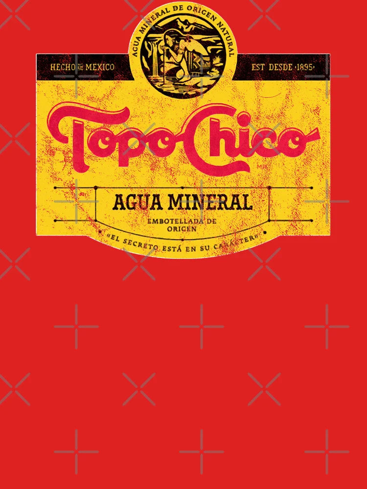 Topo Chico agua mineral worn and washed logo (sparkling mineral water) Classic T-Shirt