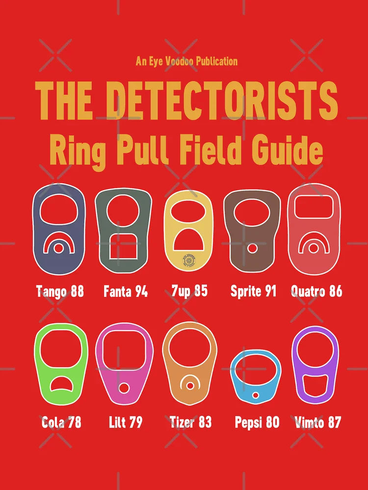 Detectorists Ring Pull Field Guide by Eye Voodoo Rainbow Edition Classic T-Shirt