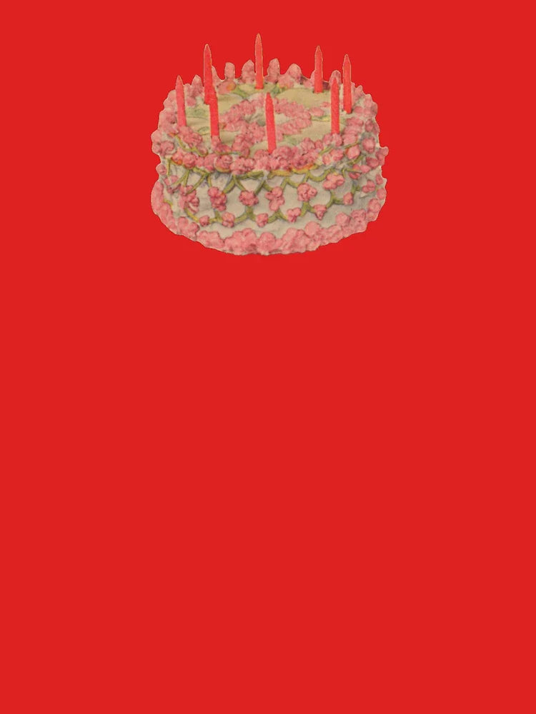 Retro Birthday Cake Illustration Classic T-Shirt