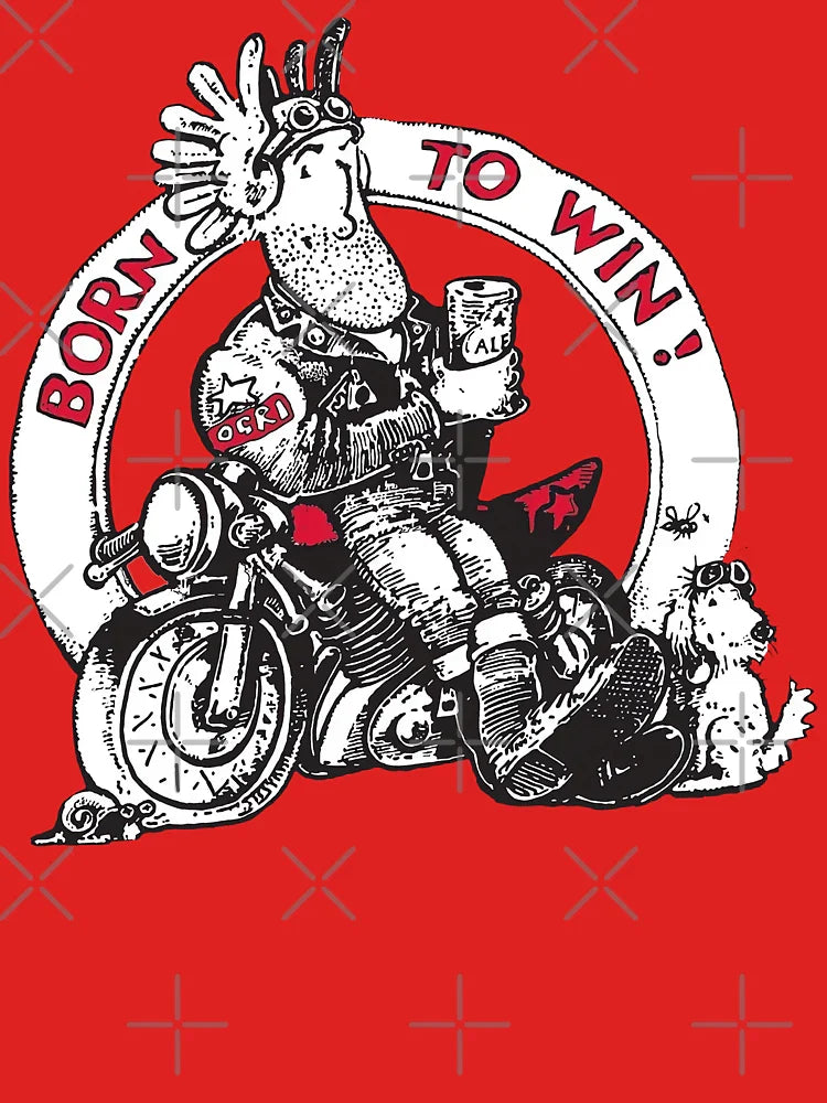 Born to Win Ogri Classic Comic Biker Classic T-Shirt