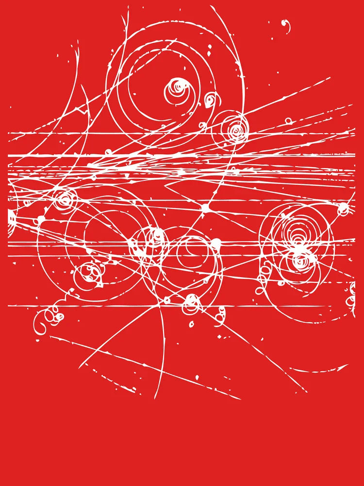Particle tracks (dark) Classic T-Shirt
