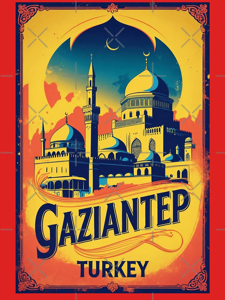 Gaziantep Turkey Vintage Travel Tourism Classic T-Shirt