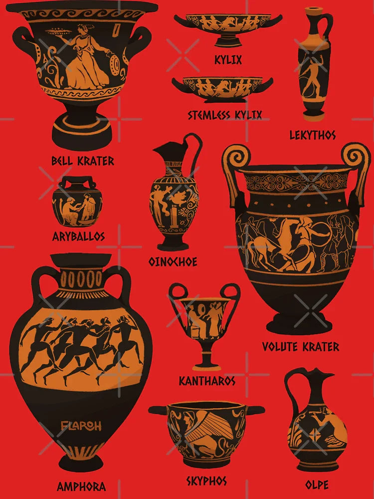 Ancient Greek Pottery Classic T-Shirt