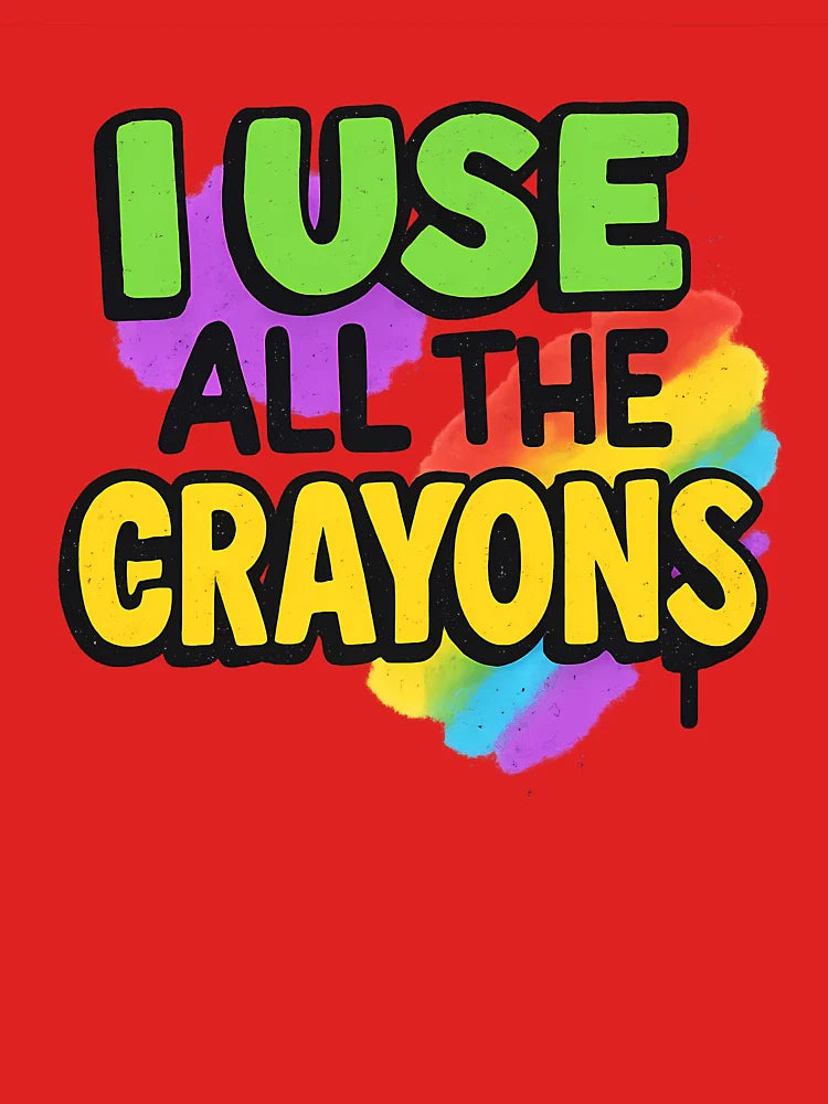 I Use All the Crayons – Pride Art Classic T-Shirt