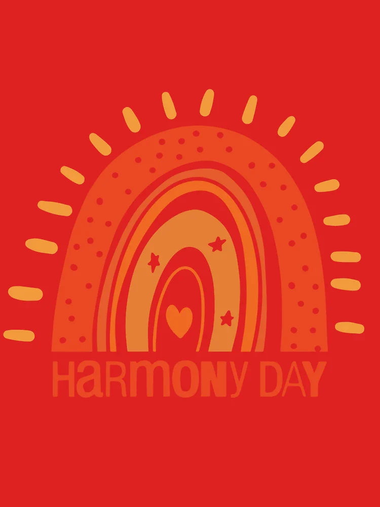HARMONY DAY T-Shirt | 21 March Shirt | School Kids Orange Harmony Day Shirt | Everyone Belongs Shirt | Kids Adults Harmony Day Unisex Top Classic T-Shirt