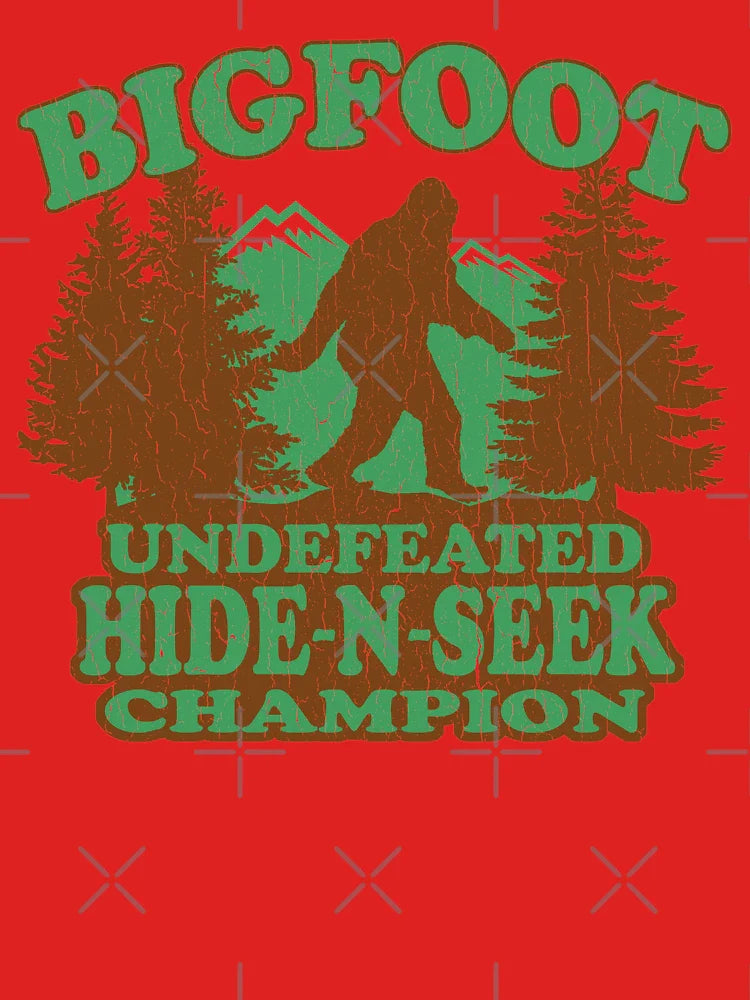 Bigfoot Hide N Seek Champion (vintage distressed) Classic T-Shirt