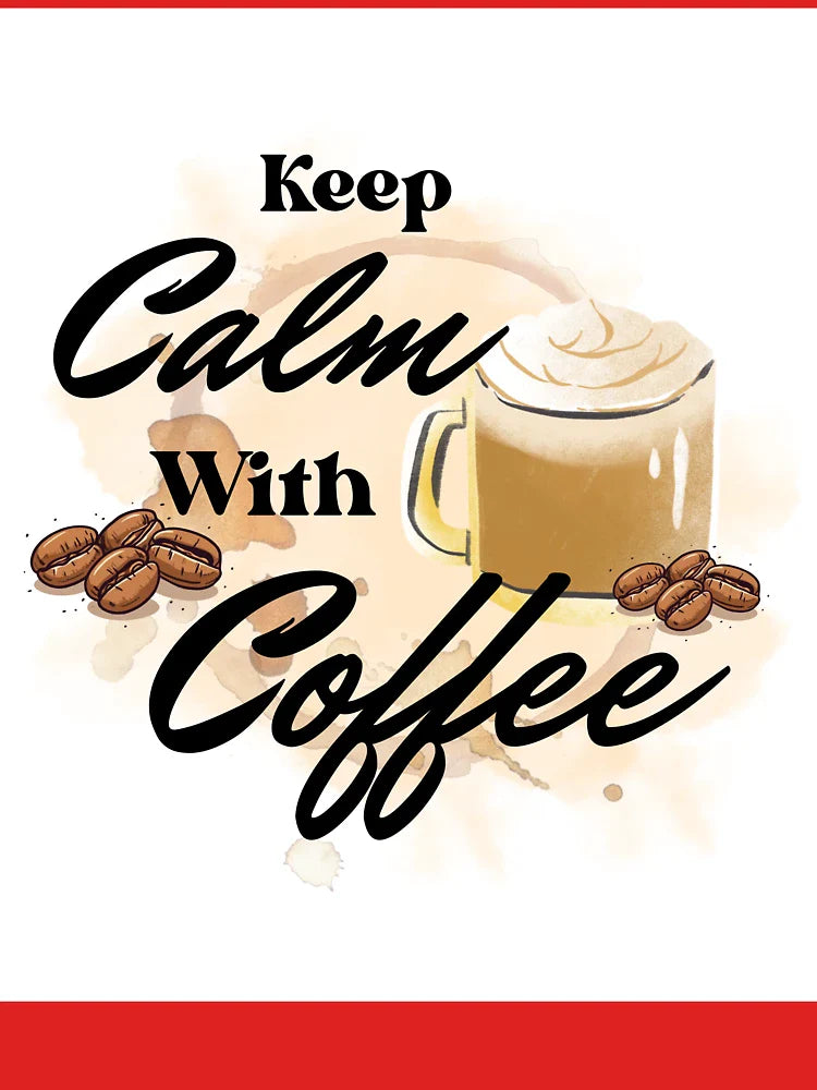 Keep Calm with Coffee Vibes Classic T-Shirt