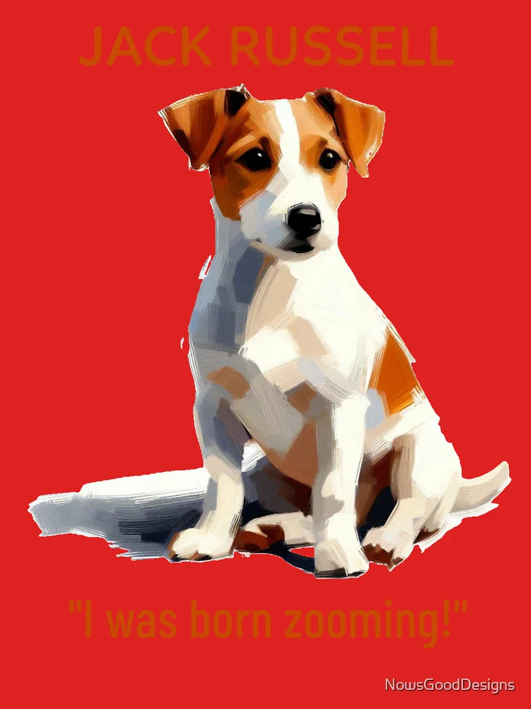 Jack Russell: I Was Born Zooming Classic T-Shirt
