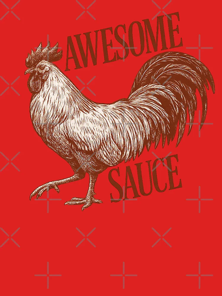 Awesome Sauce Rooster T-Shirt – Tactical Humor for the Modern Accountant Classic T-Shirt