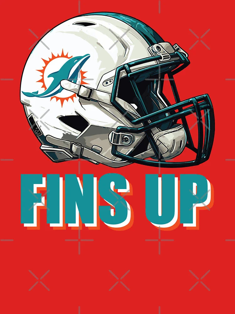 Miami Dolphins Helmet Classic T-Shirt