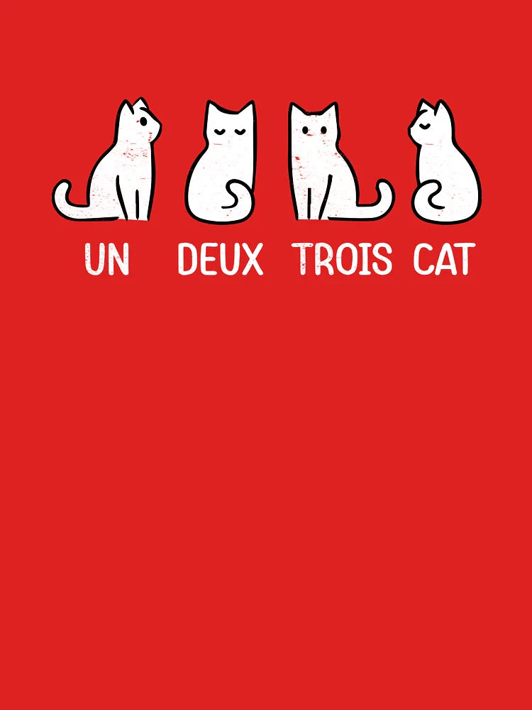 un deux trois cat Classic T-Shirt