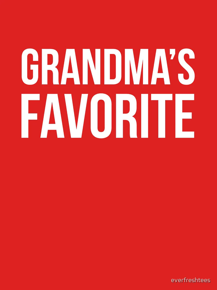 Grandma's Favorite Shirt Funny Grandparent Grandchild Gift Classic T-Shirt