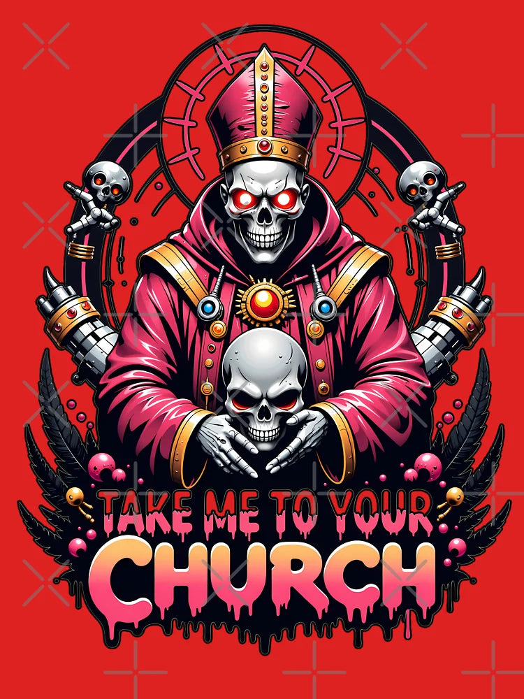 Gothic Papal Bones - Wear the Dark Elegance Classic T-Shirt
