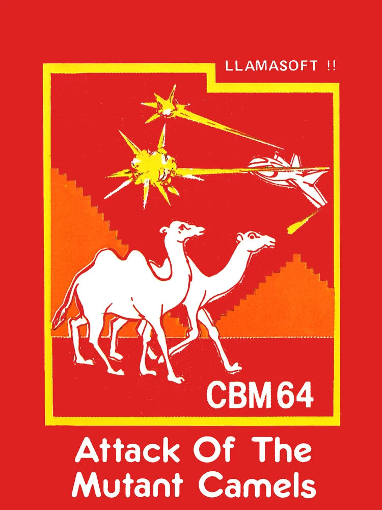 Attack of the Mutant Camels Commodore 64 Retro Gaming Classic T-Shirt