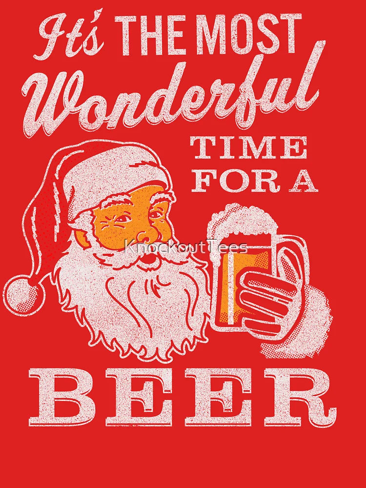 It's the Most Wonderful Time For a Beer Men's t-shirt - Beer Lovers Tee Classic T-Shirt