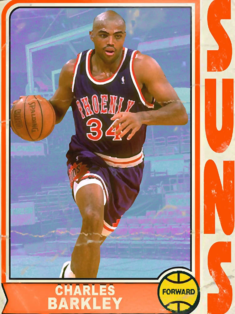 Retro Style Charles Barkley Trading Card  Classic T-Shirt