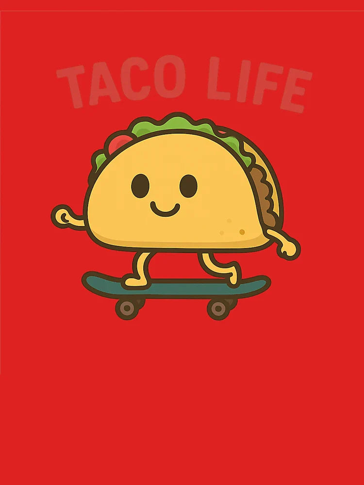 Taco Life Skateboard Adventure Classic T-Shirt