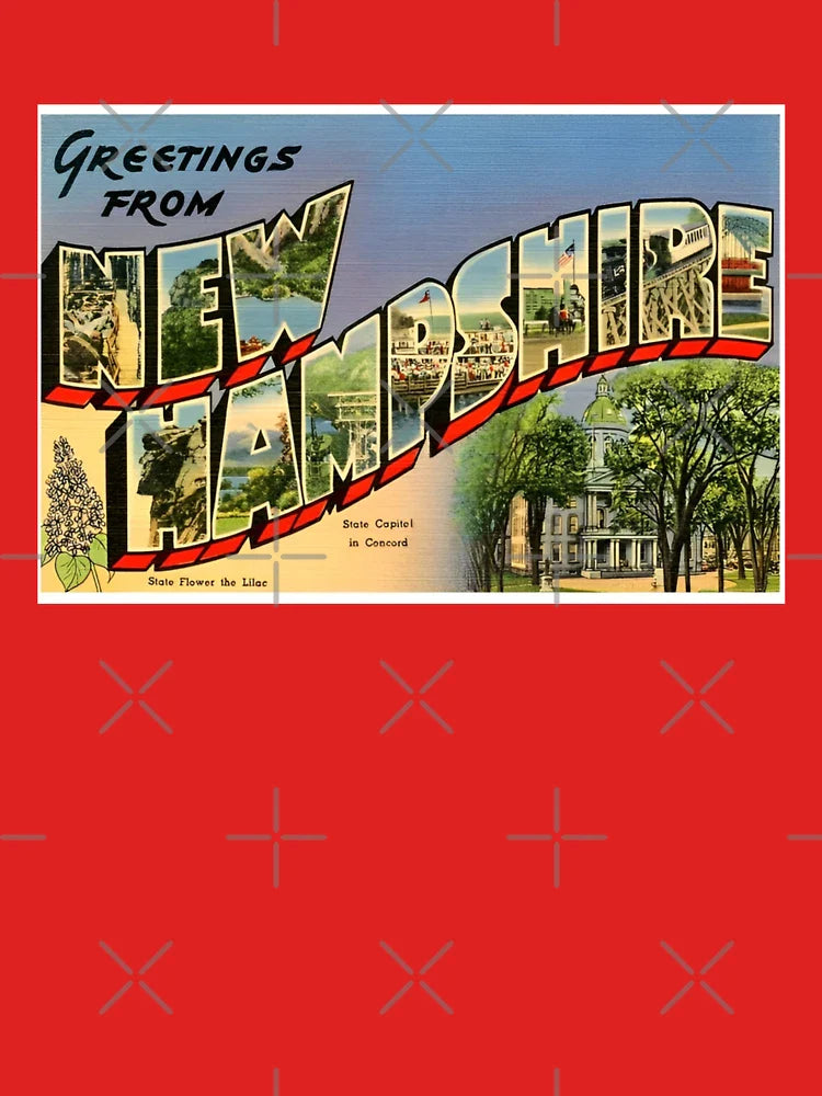 Greetings from New Hampshire Vintage Travel Design Classic T-Shirt