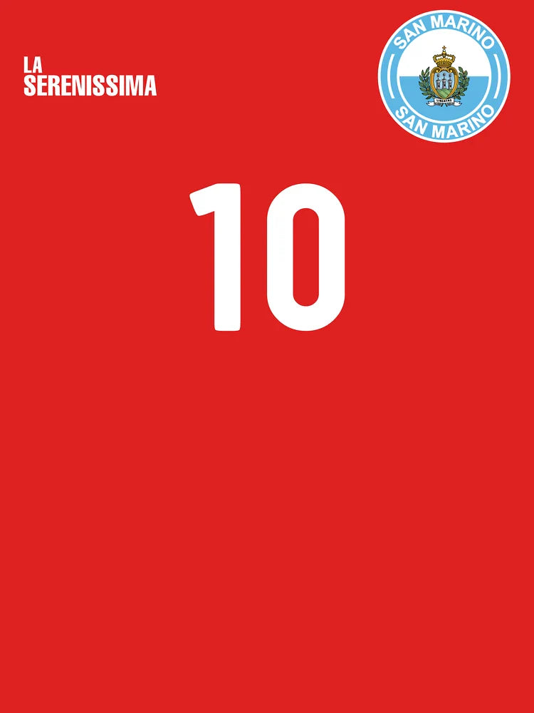 San Marino Soccer Pride Retro Football Jersey for Fans Classic T-Shirt