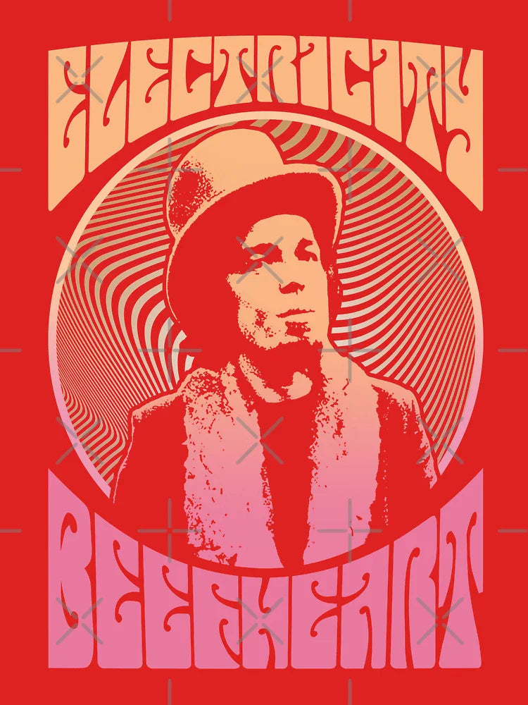 Captain Beefheart Psychedelic Rock Classic T-Shirt