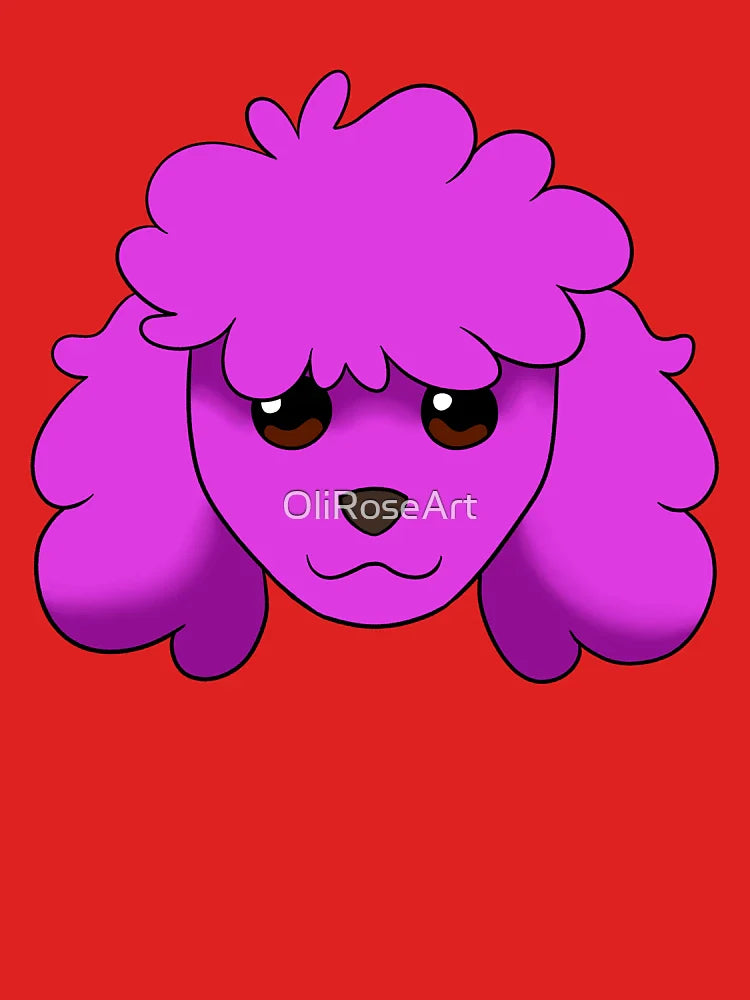 Magenta Poodle Classic T-Shirt