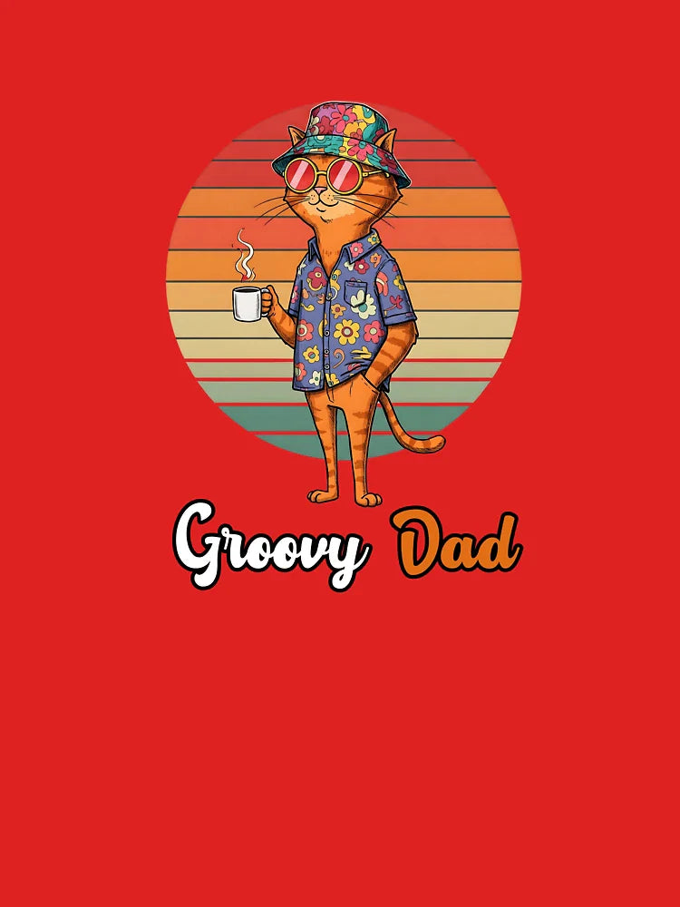Father Day Shirts – Cat Dad Edition - Groovy Dad Classic T-Shirt